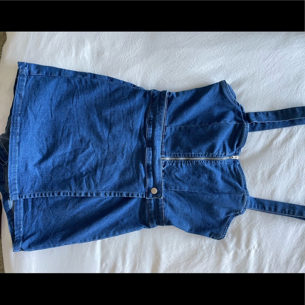 Denim Romper